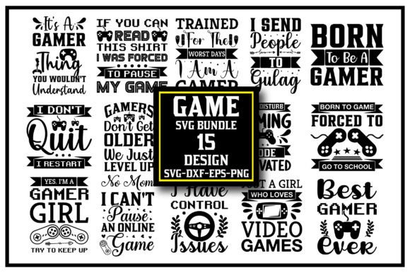 Game Svg Trendy T-Shirt Design Bundle Review