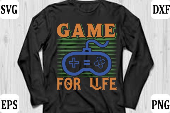 Gaming Gamer T-Shirt Design, Game for Graphics