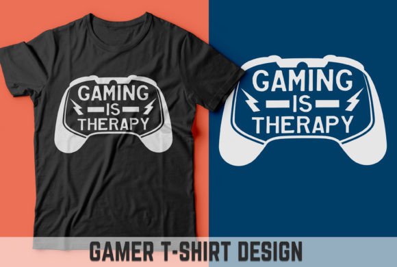 Gaming is Therapy: Graphics for T-Shirt Designs