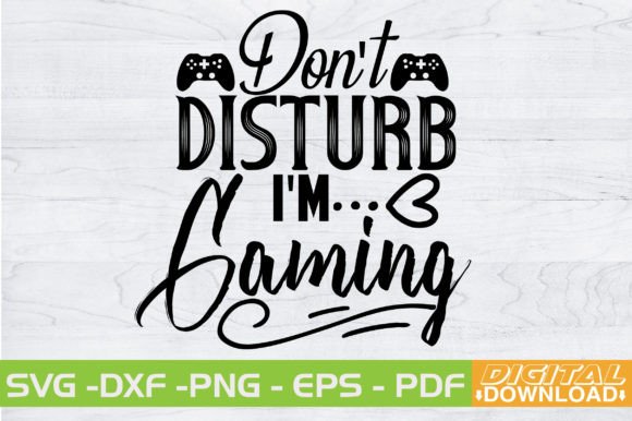 Gaming SVG Graphics for T-Shirt Designs