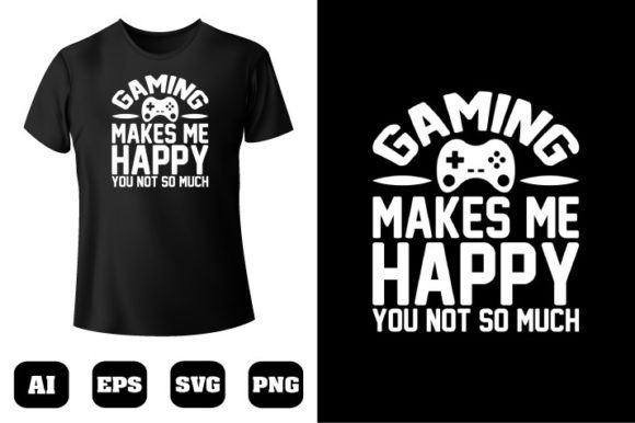 Gaming T-Shirt Design 126: Graphics for Sellers