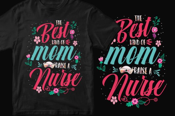 Nurse Typography T-Shirt Design Graphics