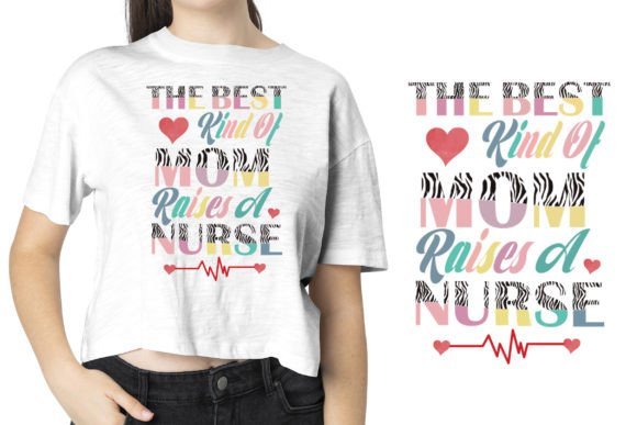 Nursing Typography Graphics for T-Shirt Designs