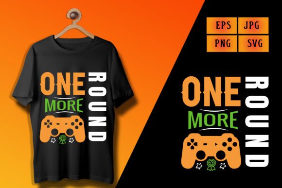 One More Round: Graphics for T-Shirt Designs