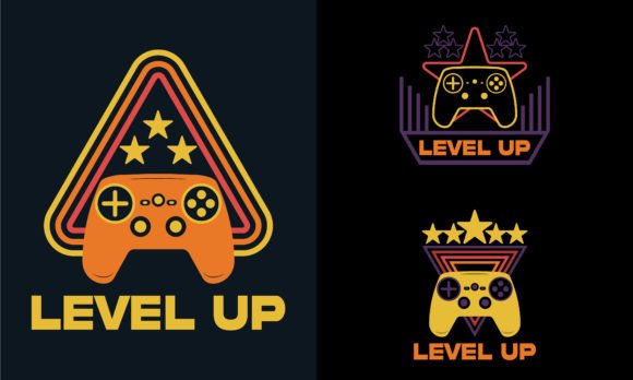 Retro Gamer Graphics for T-Shirt Designs
