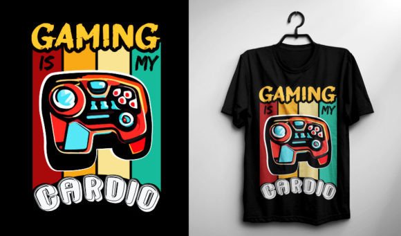 Reviewing the Gaming is My Cardio T-shirt Design