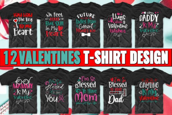 Valentine’s Day T-Shirt Design Bundle Graphics Review