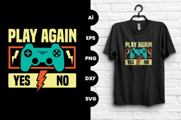 Video Gaming Vector T-Shirt Design Graphics